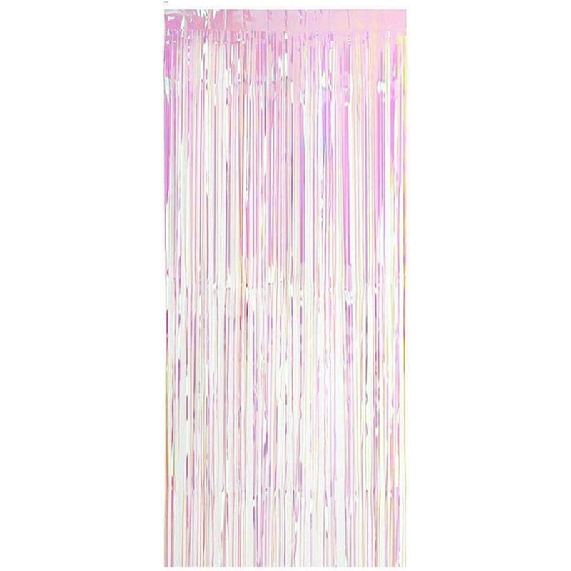 RIDEAU FRANGES METALLIQUE IRISE