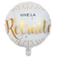 BALLON ALU VIVE LA RETRAITE