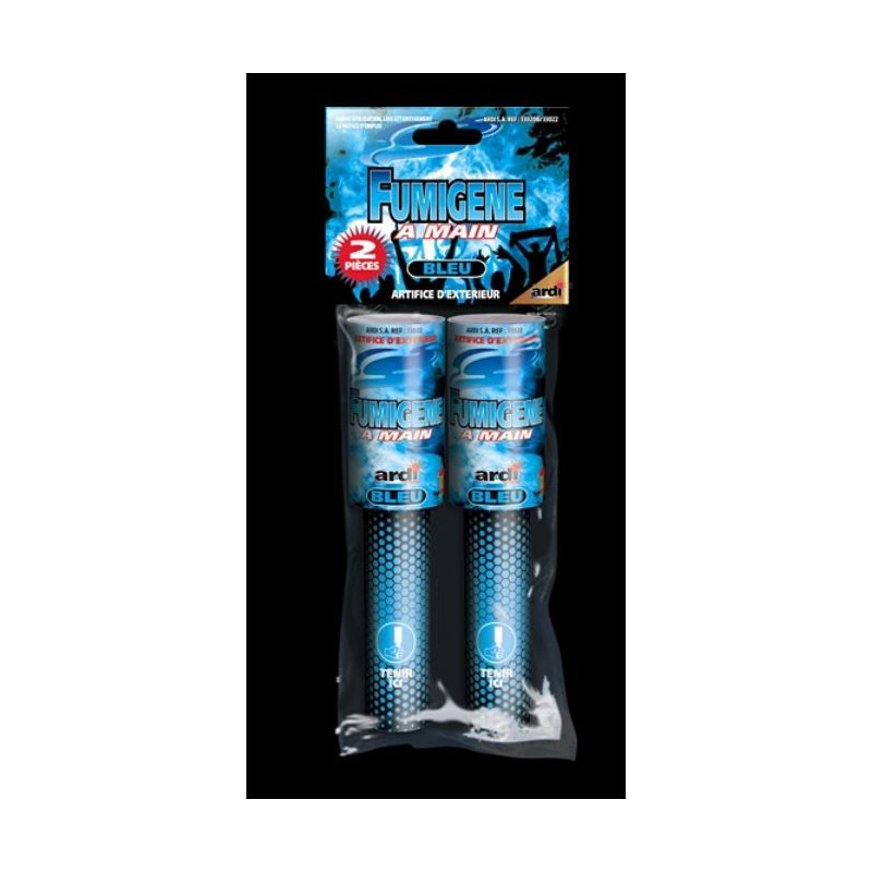 FUMIGENE A MAIN BLEU