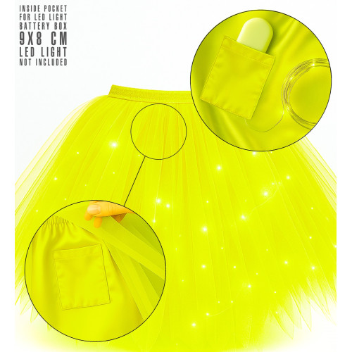 TUTU JAUNE FLUO