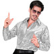 CHEMISE PARTY FASHION S/M ARGENT