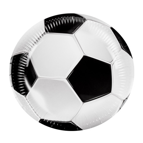 10 ASSIETTES FOOTBALL 23CM