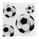 20 SERVIETTES FOOTBALL 33X33CM
