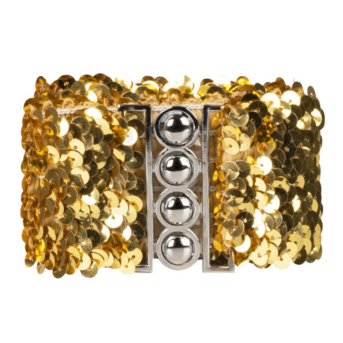 CEINTURE PAILLETTES OR