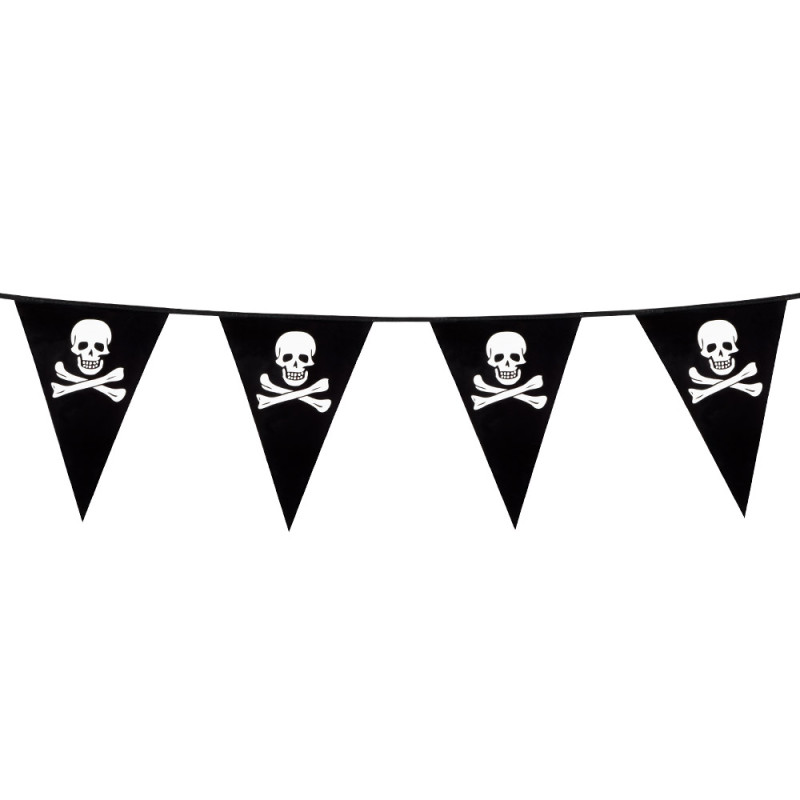 GUIRLANDE FANIONS PIRATE 6M