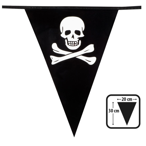 GUIRLANDE FANIONS PIRATE 6M