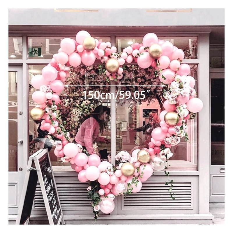 SUPPORT BALLONS D150CM COEUR