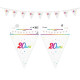GUIRL FANION 20ANS .METAL MULTICOLORE