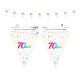 GUIRL FANION 70ANS .METAL MULTICOLORE