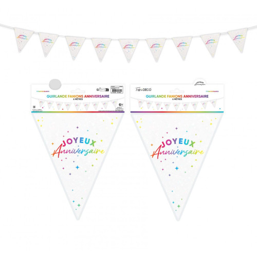 GUIRL FANION ANNIV.METAL MULTICOLORE