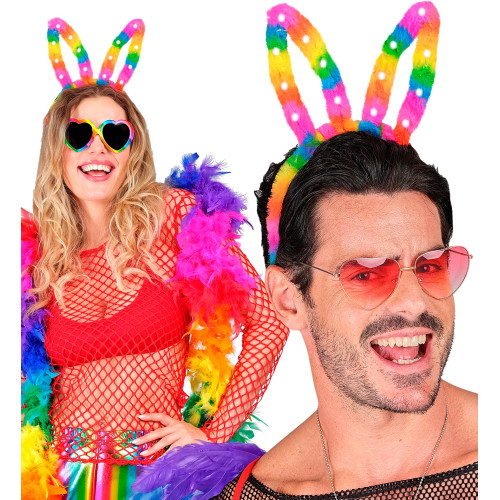 OREILLES DE LAPIN ARC EN CIEL