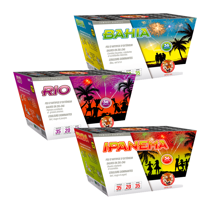 TRIO COMPACTS EVENTAIL Z-RAY