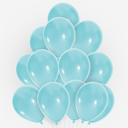 SACHET 20 BALLONS BLEU PERLE