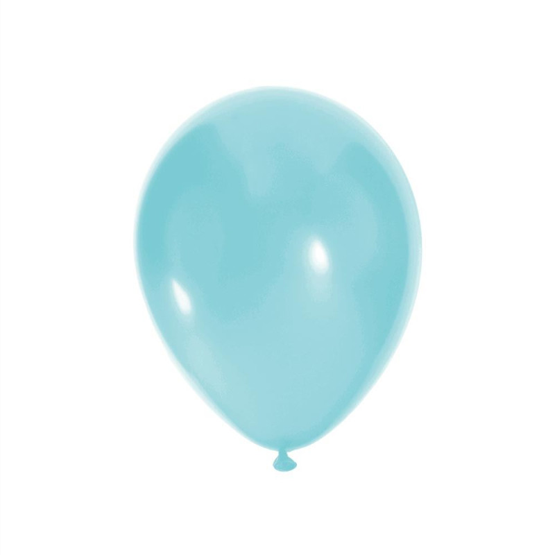 SACHET 20 BALLONS BLEU PERLE