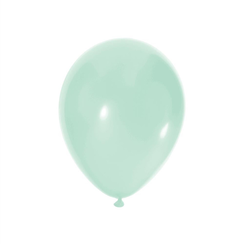 SACHET 20 BALLONS VERT PASTEL