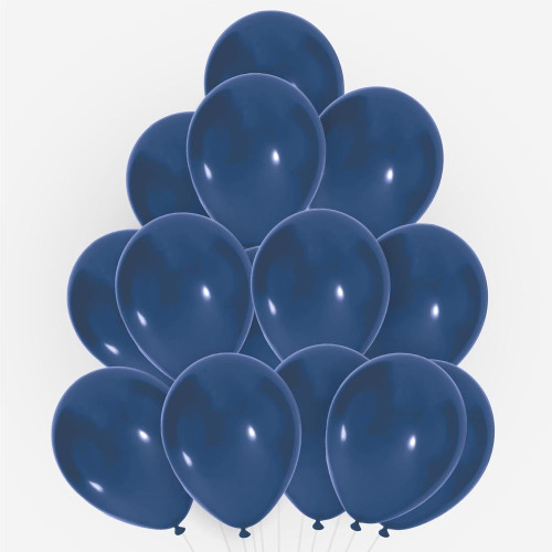 SACHET 20 BALLONS BLEU MARINE