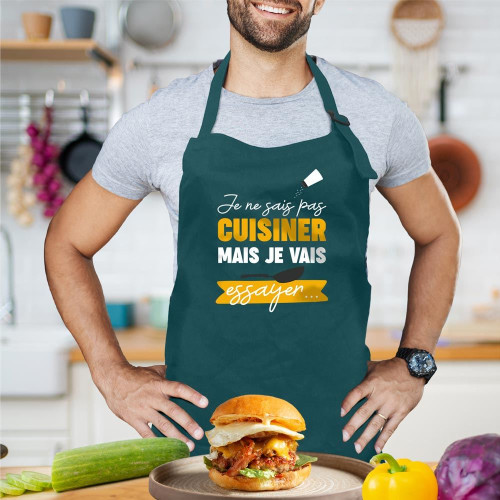 TABLIER "JE NE SAIS PAS CUISINER"