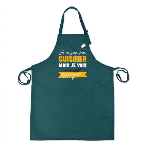 TABLIER "JE NE SAIS PAS CUISINER"