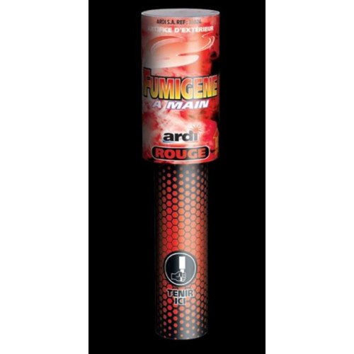 FUMIGENE A MAIN ROUGE