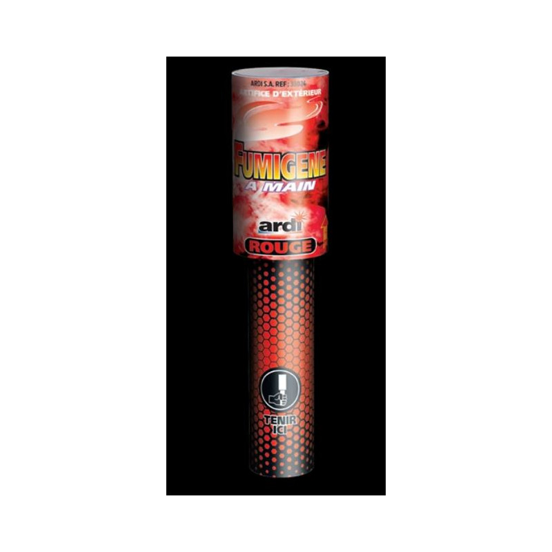 FUMIGENE A MAIN ROUGE