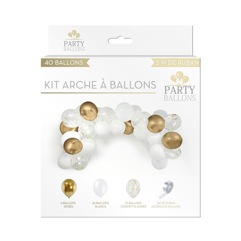 KIT ARCHE A BALLONS DORE