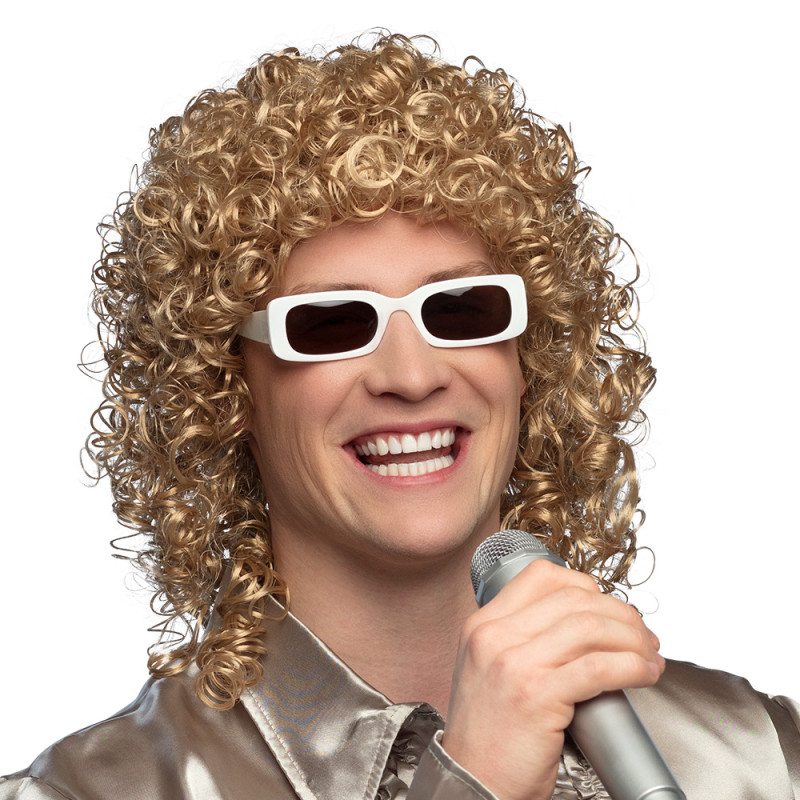 PERRUQUE SINGER AVEC LUNETTES