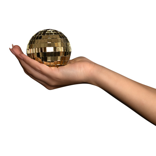 SET 6 BOULES DISCO OR 8CM