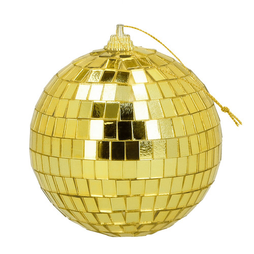 SET 6 BOULES DISCO OR 8CM