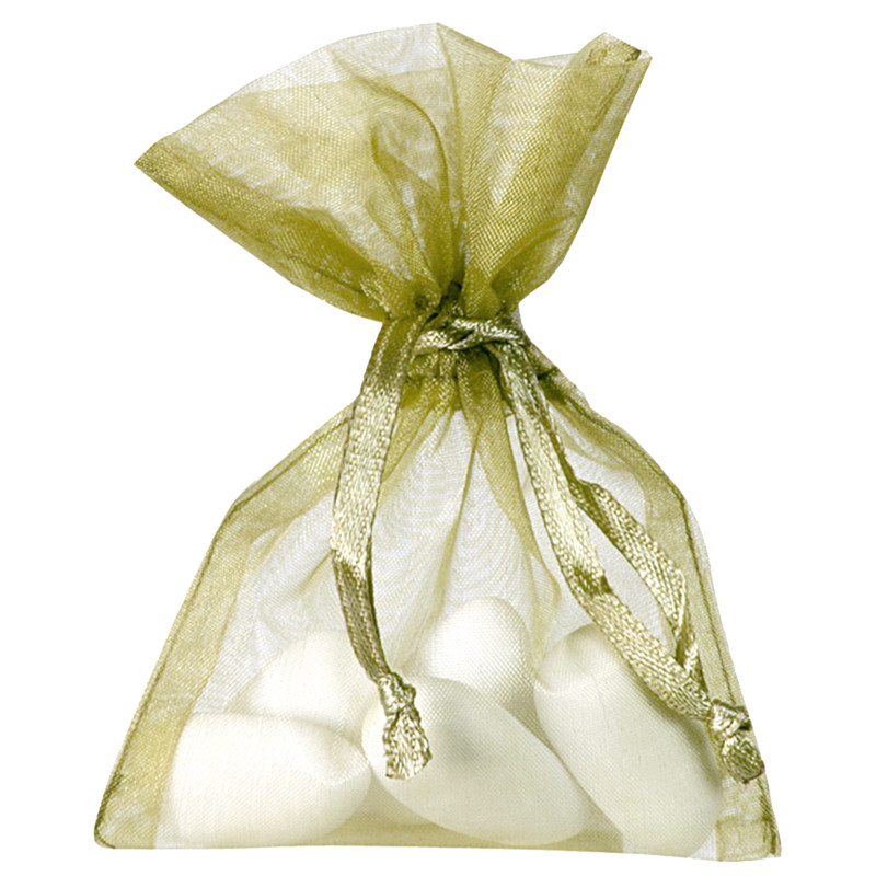 10 SAC ORGANZA OLIVE