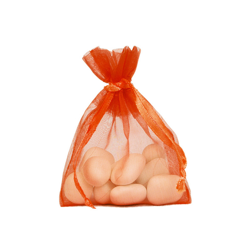 10 SAC ORGANZA ORANGE