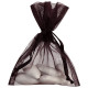 10 SAC ORGANZA NOIR