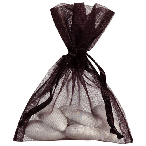 10 SAC ORGANZA NOIR