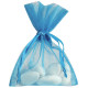 10 SAC ORGANZA TURQUOISE