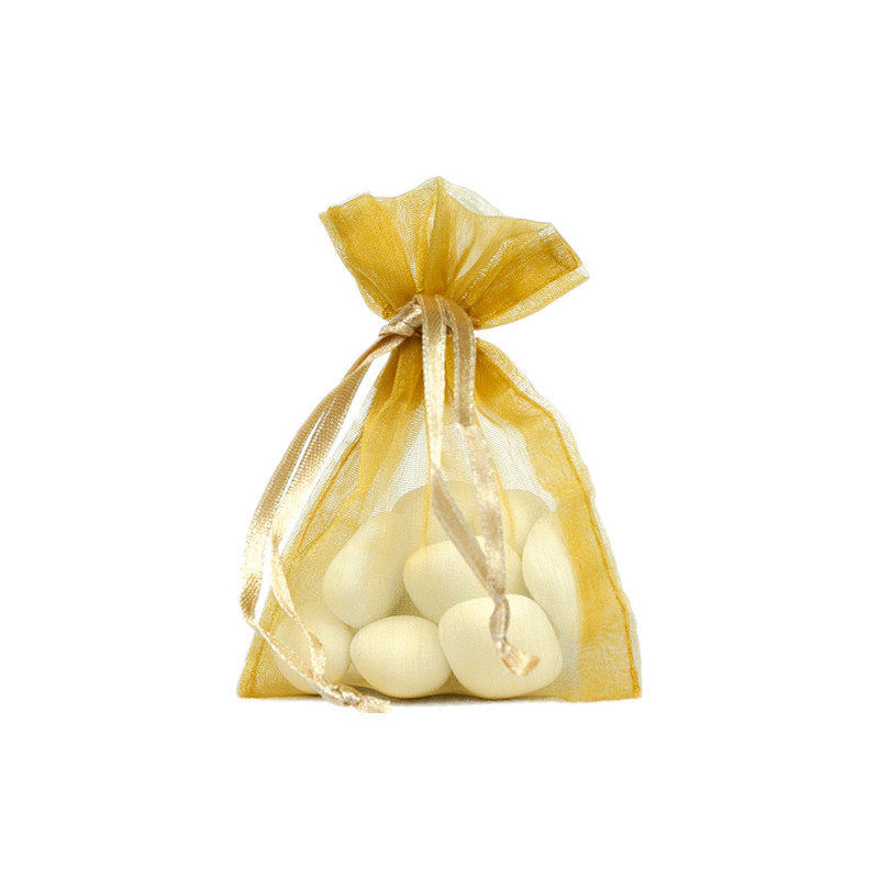 10 SAC ORGANZA OR