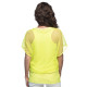 TOP EN RÉSILLE JAUNE FLUO (M/L)