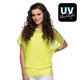 TOP EN RÉSILLE JAUNE FLUO (M/L)