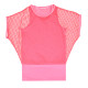 TOP EN RÉSILLE ROSE FLUO (M/L)