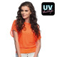 TOP EN RÉSILLE ORANGE FLUO M/L