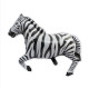BALLON METAL ZEBRE