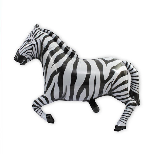 BALLON METAL ZEBRE