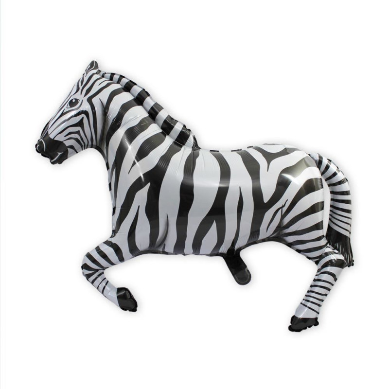 BALLON METAL ZEBRE