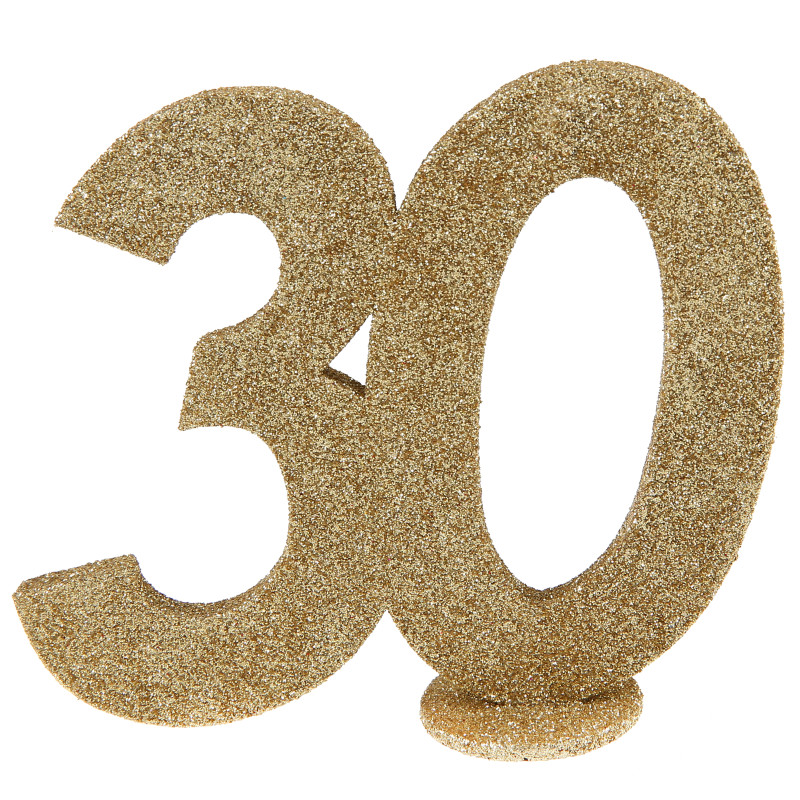 CHIFFRE ANNIVERSAIRE OR 30 ANS