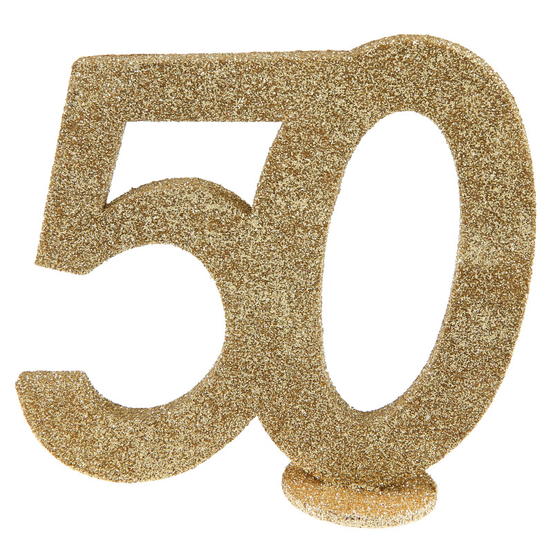 CHIFFRE ANNIVERSAIRE OR 50 ANS
