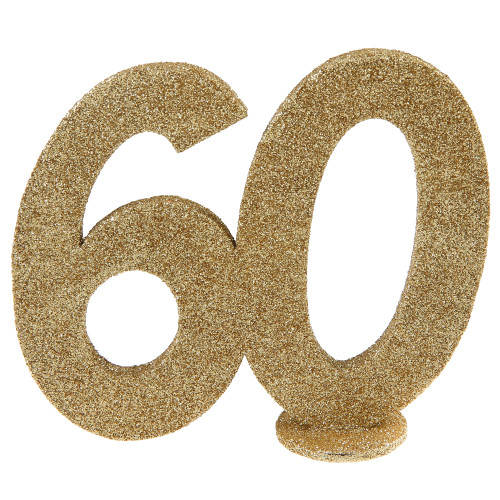 CHIFFRE ANNIVERSAIRE OR 60 ANS