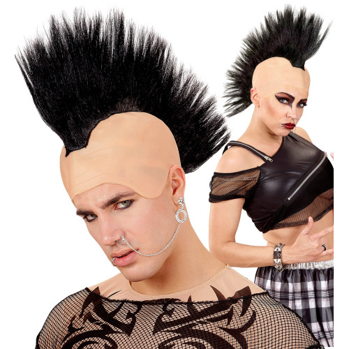 COIFFE CRETE PUNK NOIRE