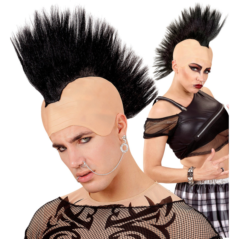 COIFFE CRETE PUNK NOIRE