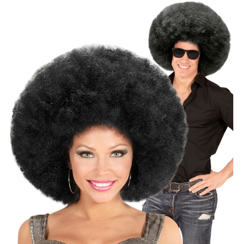 PERRUQUE NOIRE EXTRAVOLUME AFRO