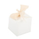 8 CONTENANTS BLANC + RUBAN MOUSSE