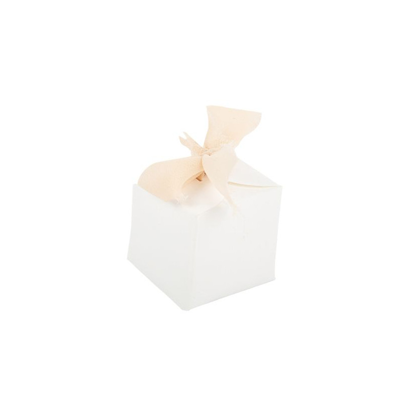 8 CONTENANTS BLANC + RUBAN MOUSSE