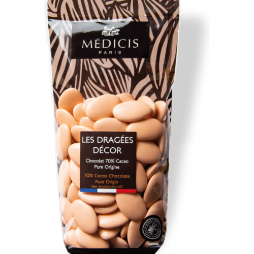 250GR DRAGEE CHOCOLAT PECHE